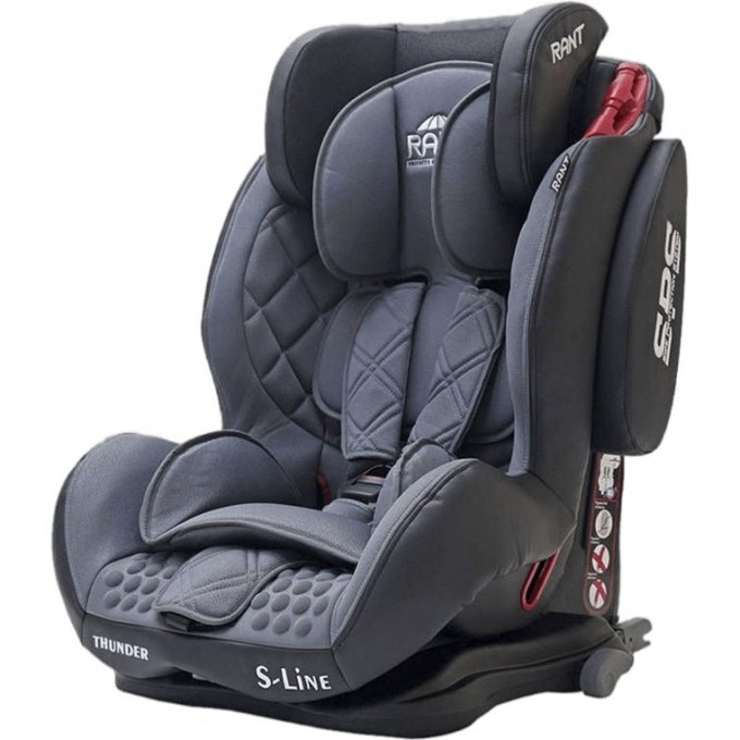 Автокресло RANT THUNDER ULTRA ISOFIX GREY 4650070980601