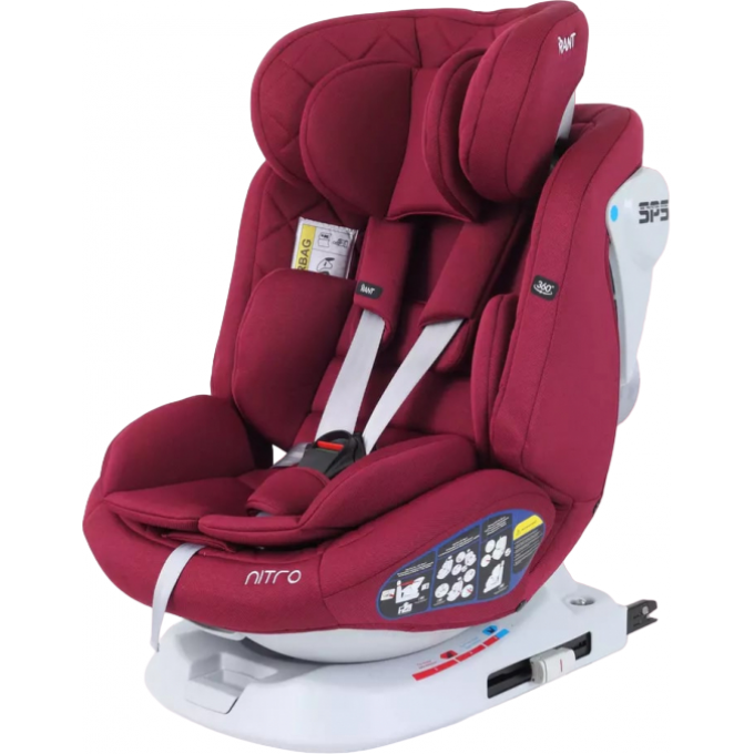 Автокресло RANT UB619 "NITRO" isofix Red группа 0+-1-2-3 (0-36 кг) 4670078635136